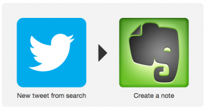 ifttt twitter to evernote